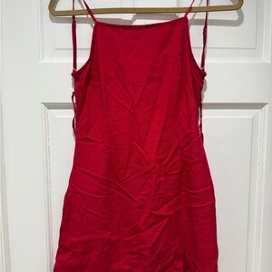 Urban Outfitters Red Backless Dress